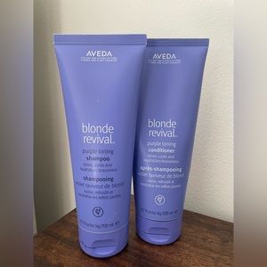 Aveda Blonde Revival Purple Shampoo and Conditioner Used